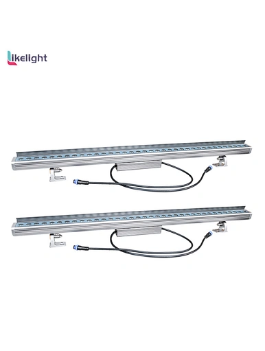 غسالة الجدار LED بقدرة 36 ​​وات DC24V RGB DMX،ضوء غسالة الجدار القابل للخفت DMX،غسالة حائط الواجهة LED الخارجية